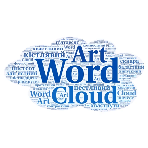Хмара слів word cloud art