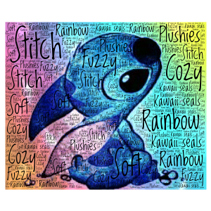 Copy of Copy of Rainbow Stitch word cloud art