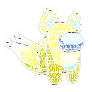 Among us (for D.Todd2) word cloud art