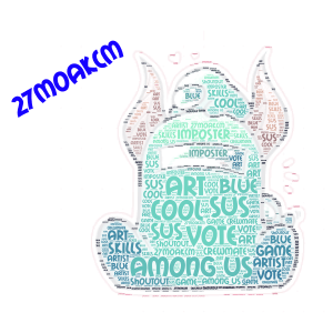 Shoutout to 27Moakcm word cloud art
