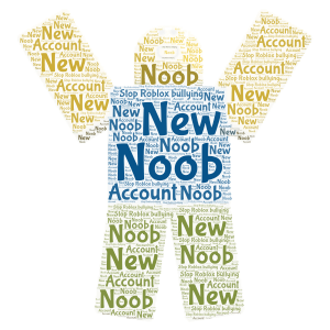 Like to support noobs and stop bullies  word cloud art