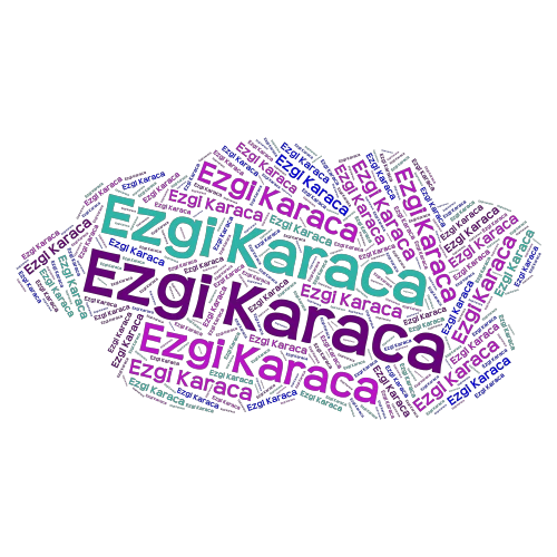 Ezgi Karaca (B2209.020064) word cloud art