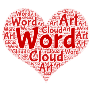  106 word cloud art