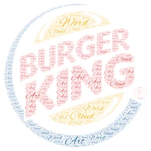 BK have it your way word cloud art