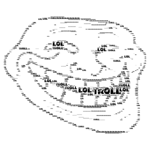 Trollface ASCII Art by StAMblyat on DeviantArt