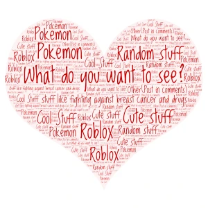 Tell Me What YOU want :) word cloud art